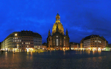 обоя города, дрезден , германия, костел