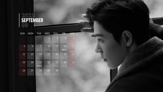 Обои картинки фото календари, знаменитости, сяо, джань, актер, пальто, лицо, окно