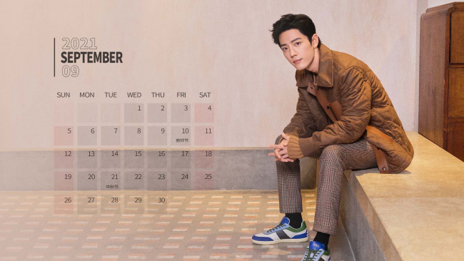 Обои картинки фото календари, знаменитости, сяо, джань, куртка