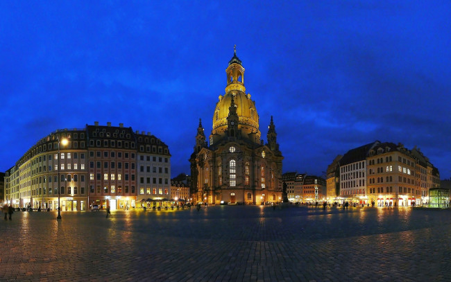 Обои картинки фото города, дрезден , германия, костел