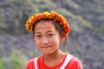 Картинка разное дети девочка лицо венок