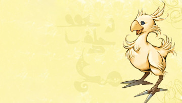 обоя 295633, рисованное, животные,  птицы,  попугаи, птица