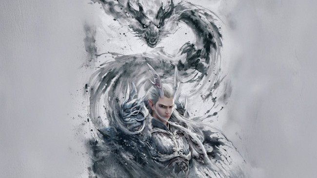 Обои картинки фото мультфильмы, ne zha zhi mo tong nao hai, ne, zha, zhi, mo, tong, nao, hai, нэчжа, побеждает, царя, драконов