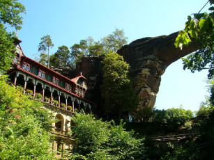 Картинка hrensko czech города здания дома
