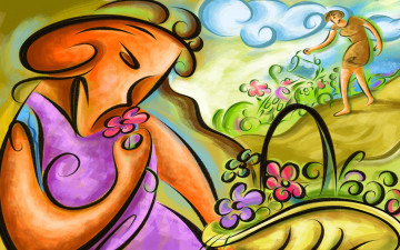 Картинка рисованные люди