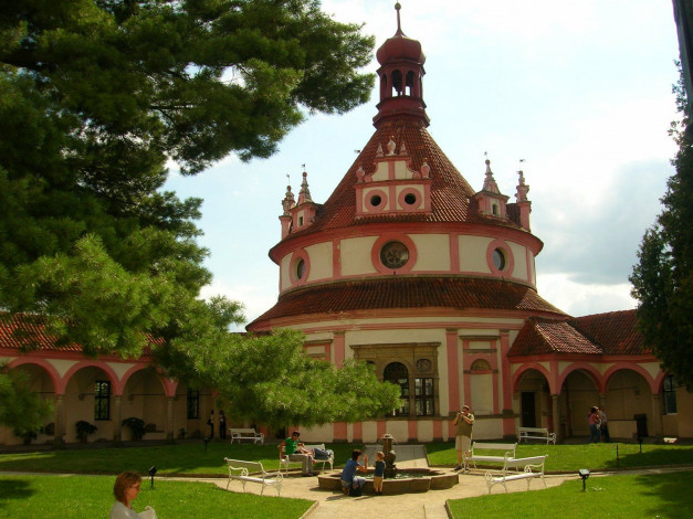 Обои картинки фото jindrichuv, hradec, czech, города, здания, дома