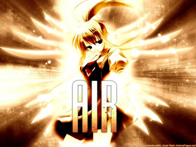 Обои картинки фото аниме, air
