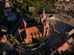 Картинка города католические соборы костелы аббатства