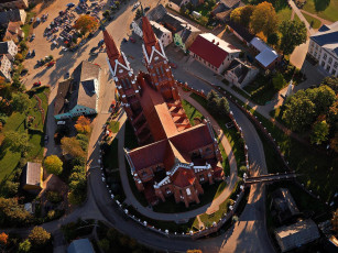 Картинка города католические соборы костелы аббатства