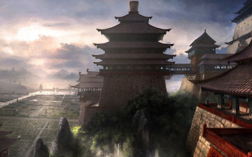 Картинка фэнтези замки