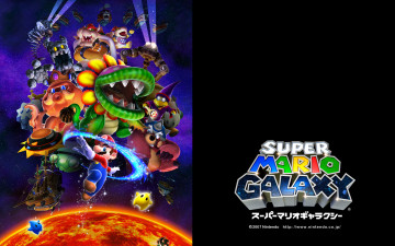 Картинка super mario galaxy видео игры