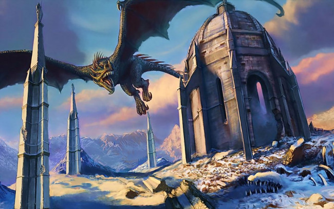 Обои картинки фото фэнтези, драконы