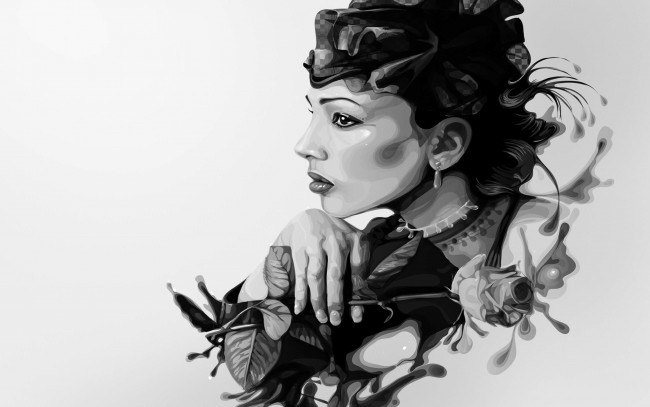 Обои картинки фото рисованные, люди