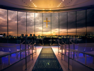 Картинка города огни ночного