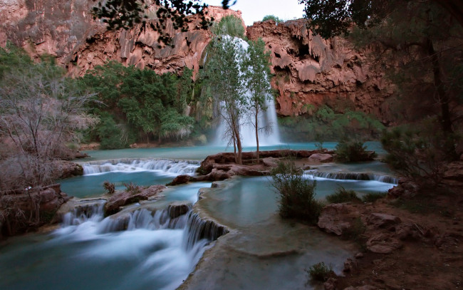 Обои картинки фото природа, водопады