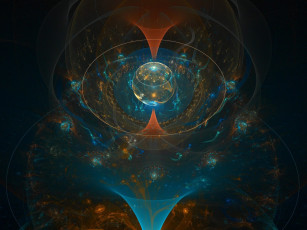 Картинка 3д графика fractal фракталы фон тёмный узор абстракция