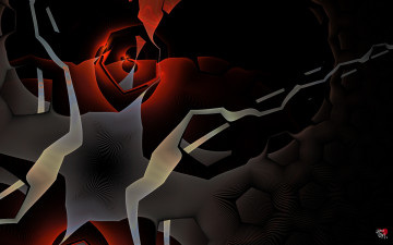 Картинка 3д графика fractal фракталы абстракция тёмный