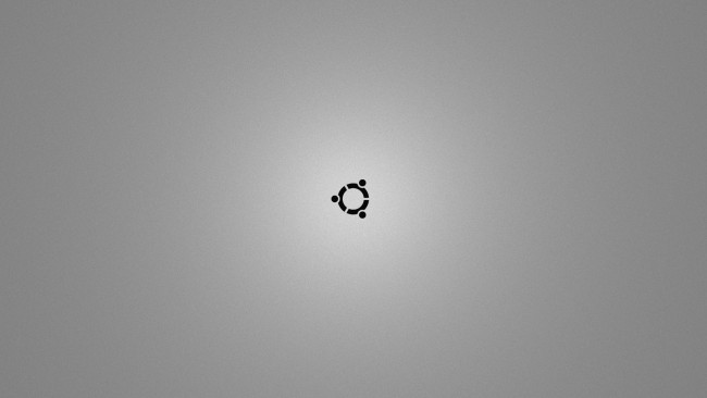 Обои картинки фото компьютеры, ubuntu, linux, логотип, серый