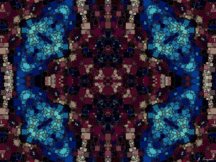 Картинка 3д графика fractal фракталы узор цвета фон