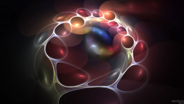 Картинка 3д графика fractal фракталы узор цвета фон