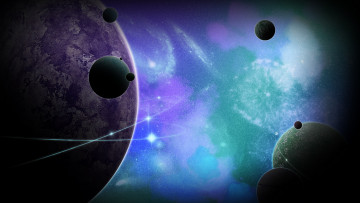 Картинка космос арт планеты