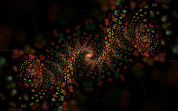 Картинка 3д графика fractal фракталы фон цвета