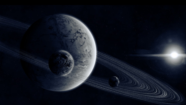 Обои картинки фото космос, арт, планеты