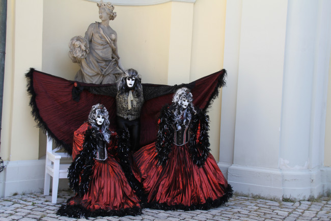 Обои картинки фото разное, маски, карнавальные, костюмы, венеция, карнавал