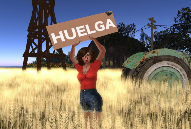 Обои картинки фото 3д, графика, people, люди, поле, девушка