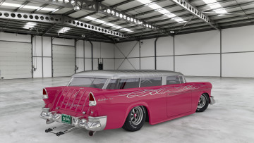 Картинка автомобили 3д chevrolet 1955