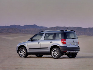 Картинка автомобили skoda yeti светлый 2009г
