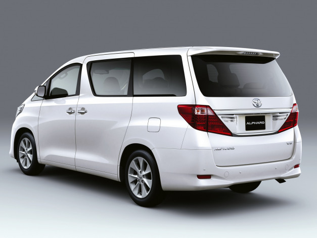 Обои картинки фото автомобили, toyota, my-spec, alphard, 2012г