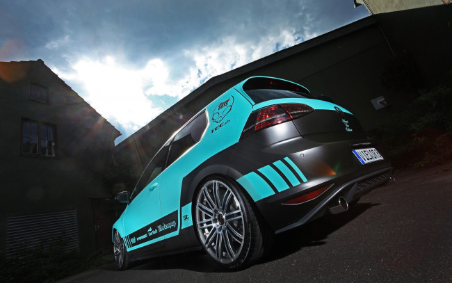 Обои картинки фото 2014-cam-shaft-volkswagen-golf-gti-mk7, автомобили, volkswagen, shaft