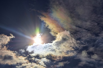 Картинка природа облака небо солнце