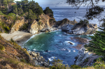 Картинка природа побережье бухта пляж