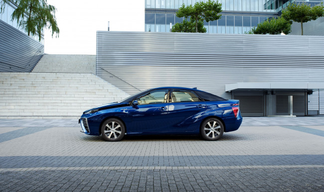 Обои картинки фото автомобили, toyota, mirai, 2015г, eu-spec