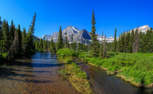 Обои картинки фото природа, реки, озера, горы, река, лес