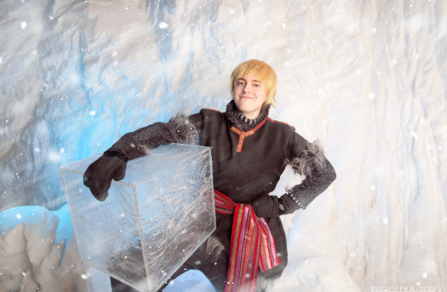 Обои картинки фото разное, cosplay , косплей, кристофф, лёд, холодное, сердце, арт