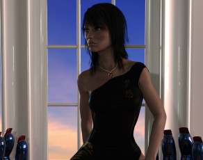 Картинка 3д+графика люди+ people фон взгляд девушка