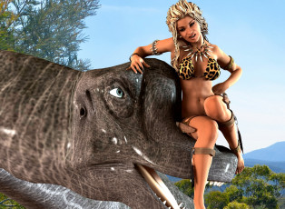 Картинка 3д+графика фантазия+ fantasy фон взгляд девушка