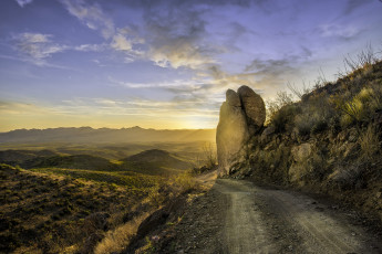 Картинка природа дороги рассвет