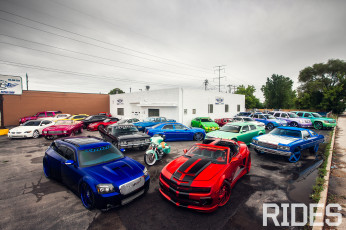 Картинка автомобили разные+вместе rides