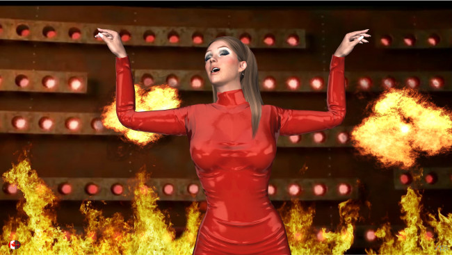 Обои картинки фото 3д графика, люди , people, девушка, фон, взгляд