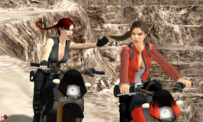 Обои картинки фото 3д графика, люди-авто, мото , people- car ,  moto, фон, мотоцикл, взгляд, девушки