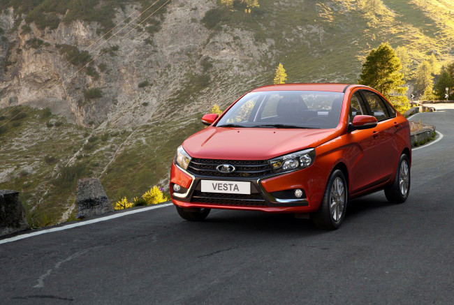 Обои картинки фото лада веста, автомобили, ваз, веста, лада