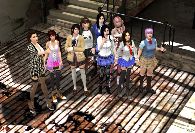 Обои картинки фото 3д графика, фантазия , fantasy, фон, девушки, взгляд