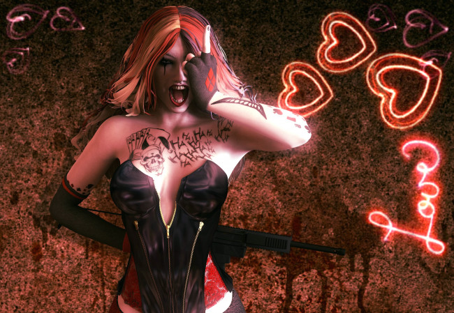 Обои картинки фото 3д графика, фантазия , fantasy, фон, взгляд, девушка