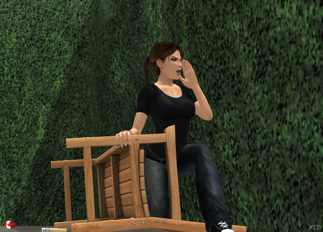 Обои картинки фото 3д графика, фантазия , fantasy, взгляд, фон, девушка