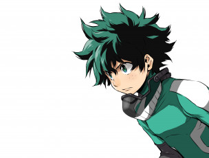 Картинка аниме boku+no+hero+academia изуку