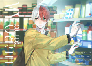 Картинка аниме boku+no+hero+academia моя геройская академия